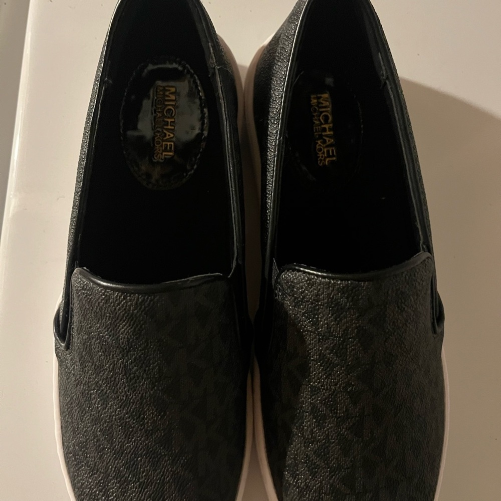 Michael Kors Black Slip-On Men's Shoes - Picture 3 of 3